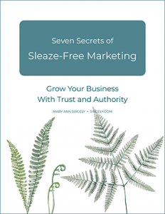 sleaze-free marketing cover