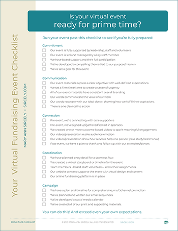 Virtual Event Checklist