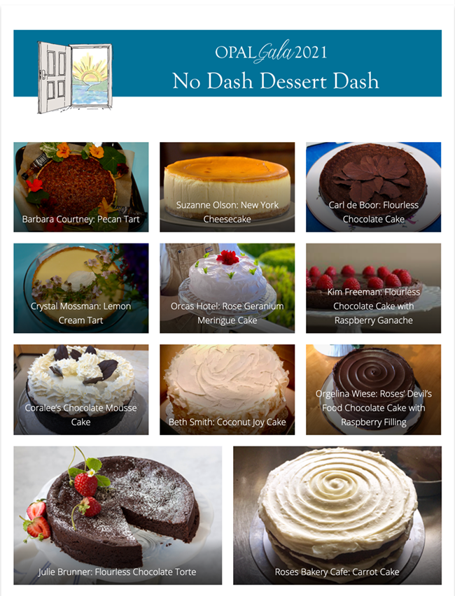 Gala2021 desserts page